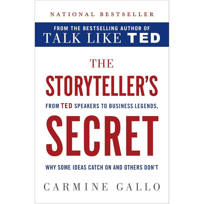 How to Talk to Anyone, The Storyteller's Secret, Talk Like TED, TED Talks 4 Books Collection Set - The Book Bundle