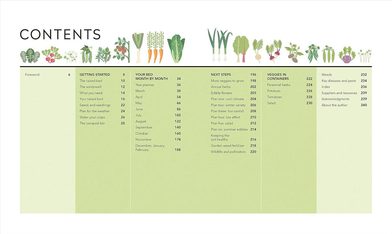 Veg in One Bed New Edition: How to Grow an Abundance of Food in One Raised Bed, Month by Month