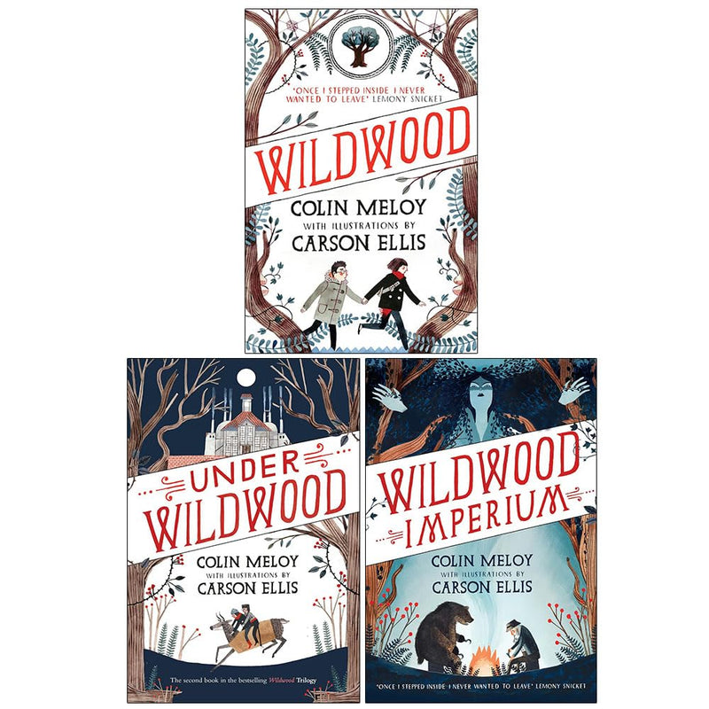 Wildwood Chronicles Series 1-3 Books Collection Set By Colin Meloy (Wildwood, Under Wildwood & Wildwood Imperium)- Fiction - Paperback