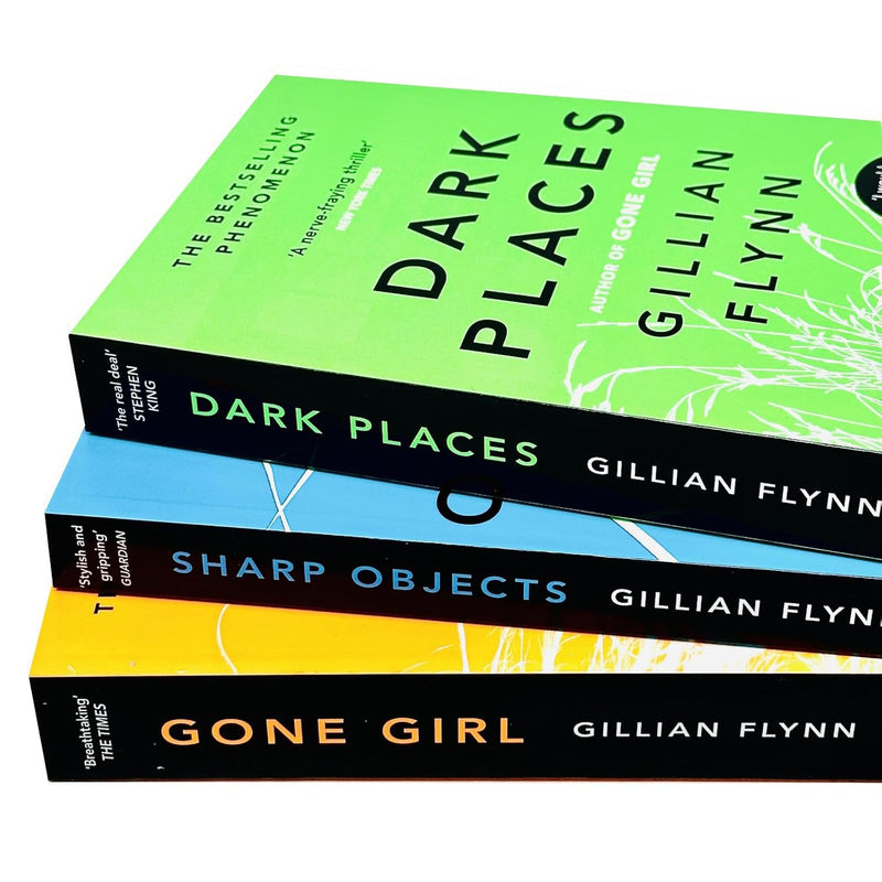 Gillian Flynn 3 Books Series Collection Set (Gone Girl, Sharp Objects & Dark Places) - The Book Bundle
