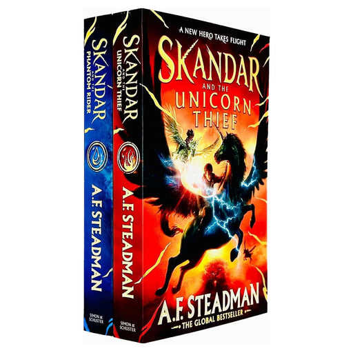 Skandar Series Collection 2 Books Set By A.F. Steadman (Skandar and the Phantom Rider, Skandar and the Unicorn Thief) - The Book Bundle