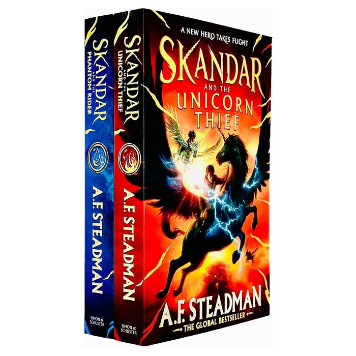 Skandar Series Collection 2 Books Set By A.F. Steadman (Skandar and the Phantom Rider, Skandar and the Unicorn Thief) - The Book Bundle