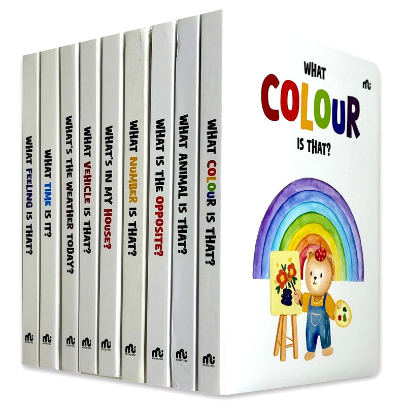 My First Learning 9 Books Collection Set by Moonstone - Non Fiction - Board Book