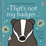 Set of five That's Not My! board books for ages 0–2 by Fiona Watt and Rachel Wells, featuring textured pages and colorful illustrations.