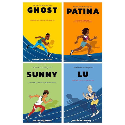 Jason Reynolds's Track Series Paperback Collection 4 Books Set (Ghost, Patina, Sunny & Lu) - The Book Bundle