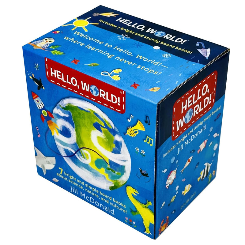 Hello, World! 7 Books Collection Box Set By Jill Mcdonald (Solar System, Weather) - The Book Bundle