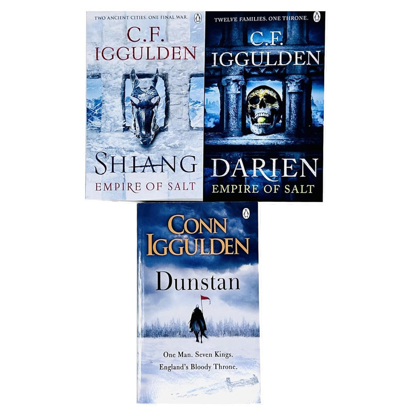 Empire of Salt Series 3 Books Collection Set by Conn Iggulden (Darien, Shiang,Dunstan) - The Book Bundle