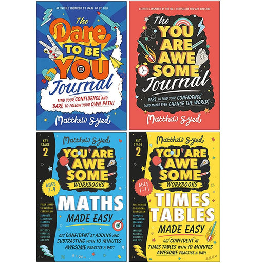 You Are Awesome Series 4 Books Collection Set By Matthew Syed - The Book Bundle