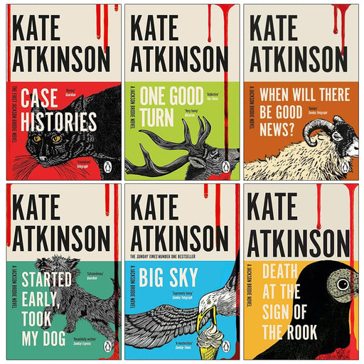Jackson Brodie Series 6 Books Collection Set by Kate Atkinson Case Histories - The Book Bundle