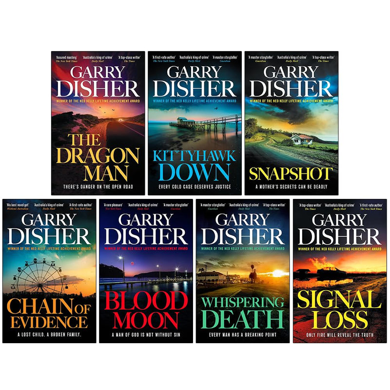 Hal Challis Investigation Series 7 Books Collection Set by Garry Disher - Fiction - Paperback