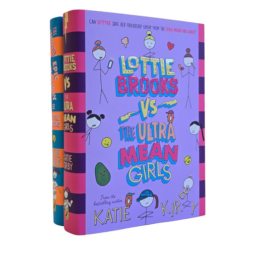 Lottie Brooks Series 2 books collection set by Katie Kirby, hardcover fiction set featuring colorful covers and playful illustrations.