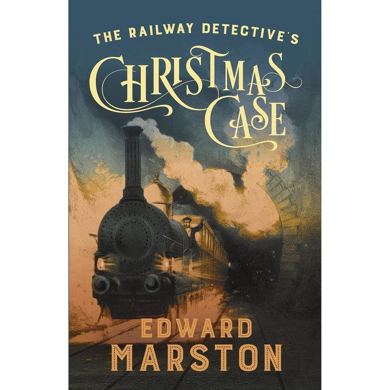 Railway Detective Series 5 books collection by Edward Marston in paperback, featuring vintage railway scenes on the covers.