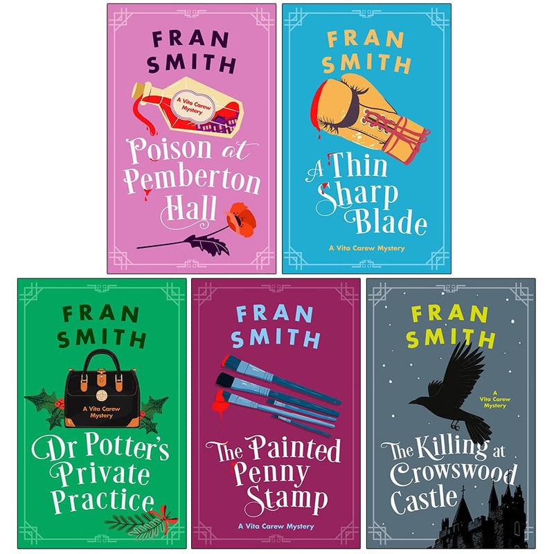 The Vita Carew Mysteries Complete Collection 5 Book Box Set By Fran Smith - Fiction - Paperback