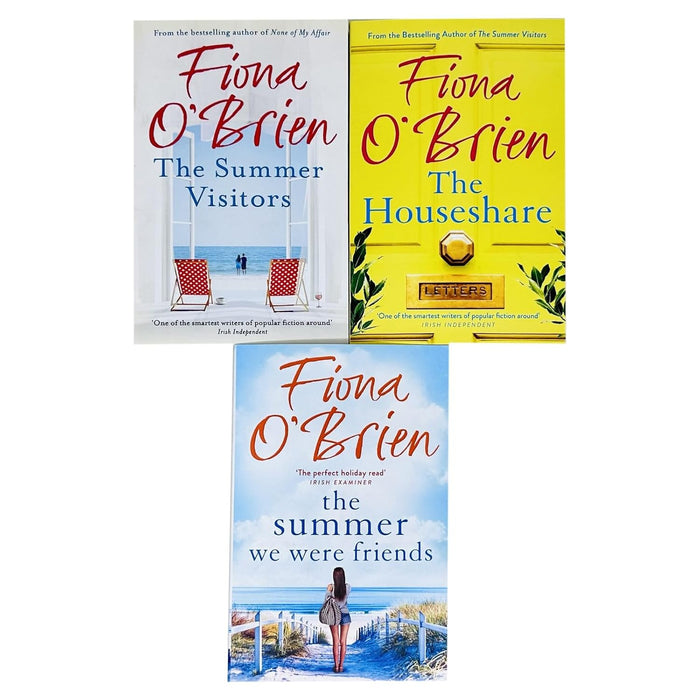 Fiona O'Brien Collection 3 Books Set (The Summer We Were Friends, The Houseshare and The Summer Visitors) - The Book Bundle