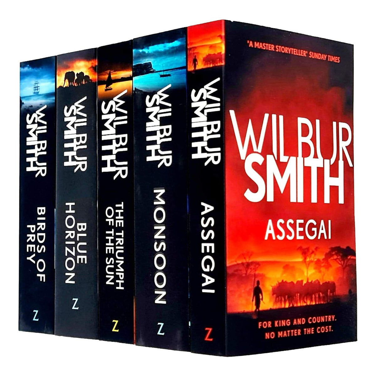 The Courtney Series 5 Books 9 to 13 Collection Set By Wilbur Smith Blu ...