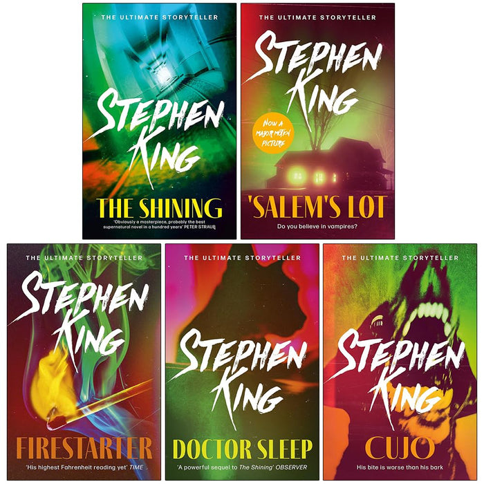 Stephen King Collection 5 Books Set (The Shining, Salem's Lot, Firestarter, Doctor Sleep and Cujo) - The Book Bundle