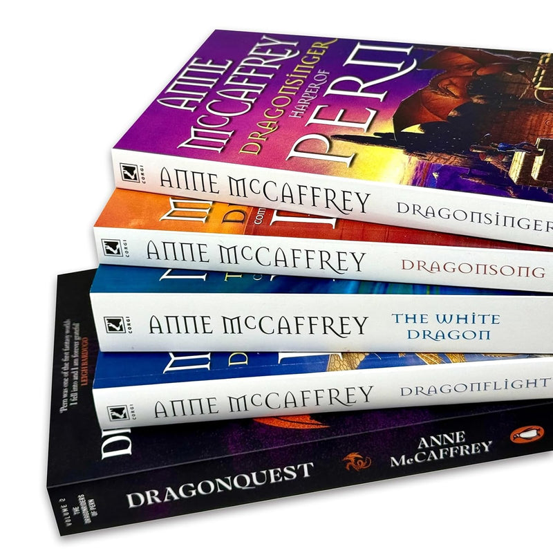 Dragonriders of Pern 5 Books Collection Set by Anne McCaffrey - Fiction - Paperback