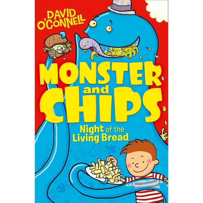Monster and Chips 3 Books Collection Set By David O'Connell (Monster and Chips Food Fright) - The Book Bundle