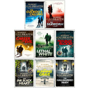 Cormoran Strike Series 1-8 Books Collection Set By Robert Galbraith (The Cuckoo's Calling, Silkworm, Career of Evil, Lethal White) - The Book Bundle