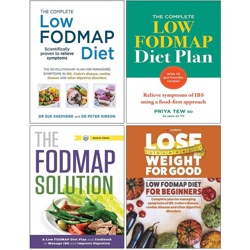 The Complete Low-FODMAP Diet, The Complete Low FODMAP Diet Plan, The FODMAP Solution & Low Fodmap Diet for Beginners 4 Books Collection Set - The Book Bundle