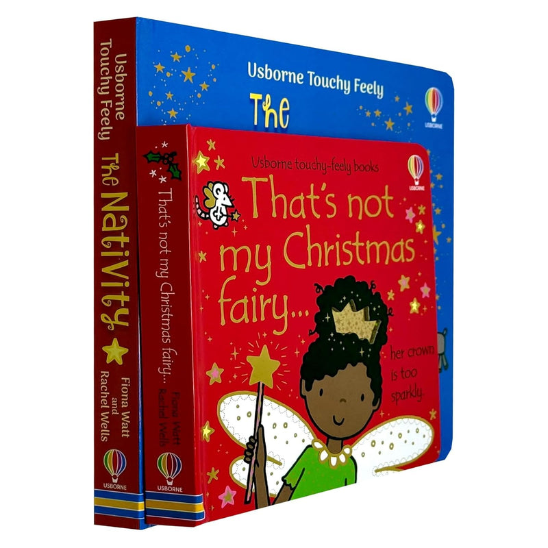Touchy-feely The Nativity & That's Not My Christmas Fairy By Fiona Watt, Rachel Wells 2 Books Collection Set - The Book Bundle