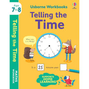 Set of four Usborne workbooks for ages 7-8 by Holly Bathie and Caroline Young, non-fiction educational activity books.