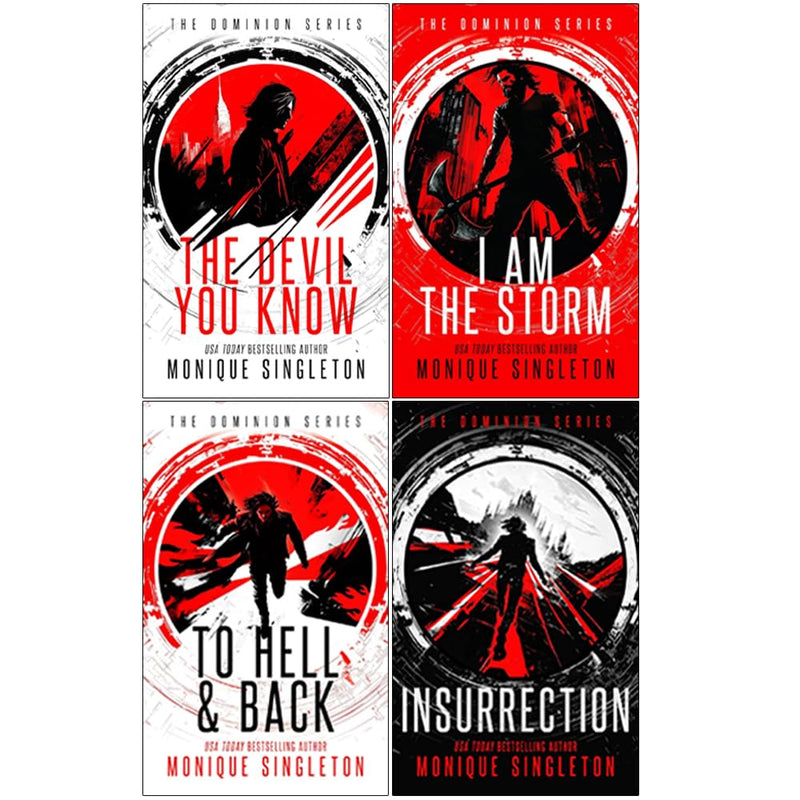 The Dominion Series 4 Books Collection Set By Monique Singleton - Fiction - Paperback