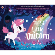 Six board books from the Ten Minutes to Bed collection by Rhiannon Fielding, designed for children aged 2 to 5.