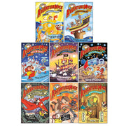Collection of Adventuremice Series 8 books by Philip Reeve and Sarah McIntyre in paperback, featuring colorful covers and illustrations.