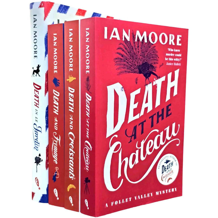 A Follet Valley Mystery By Ian Moore 4 Books Collection Set (Death and Fromage) - The Book Bundle