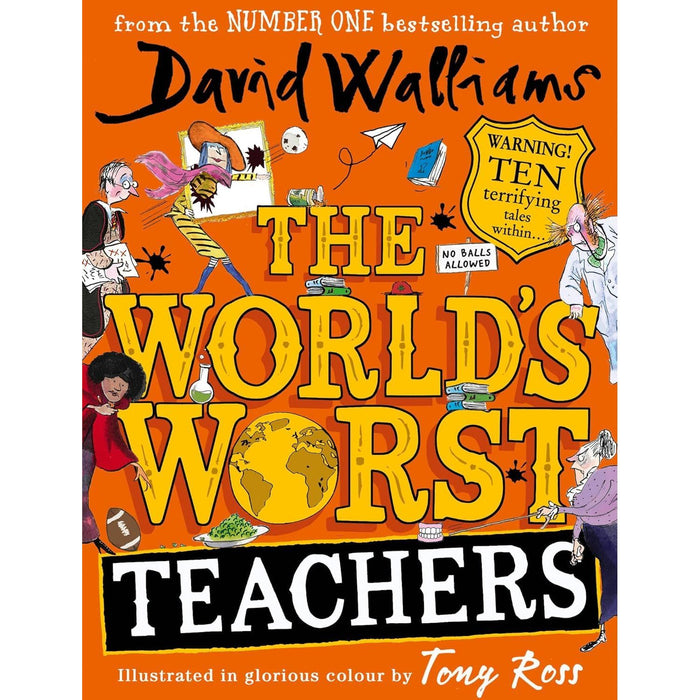 David Walliams 4 Books Collection Set The Worlds Worst Teachers, The World's Worst Monsters (HB) - The Book Bundle