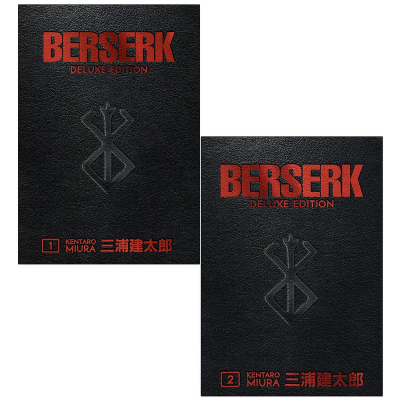 Berserk Deluxe Volume 1-2 Collection 2 Books Set By Kentaro Miura - The Book Bundle