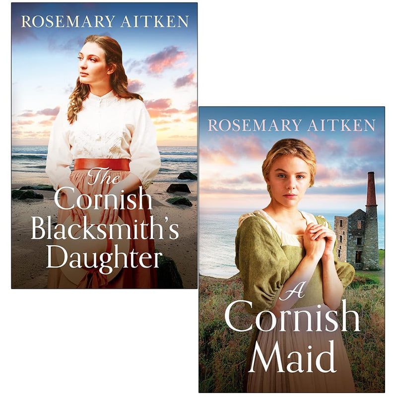 Rosemary Aitken Collection of two books: The Cornish Blacksmith's Daughter and A Cornish Maid by Canelo Severn House Ltd.