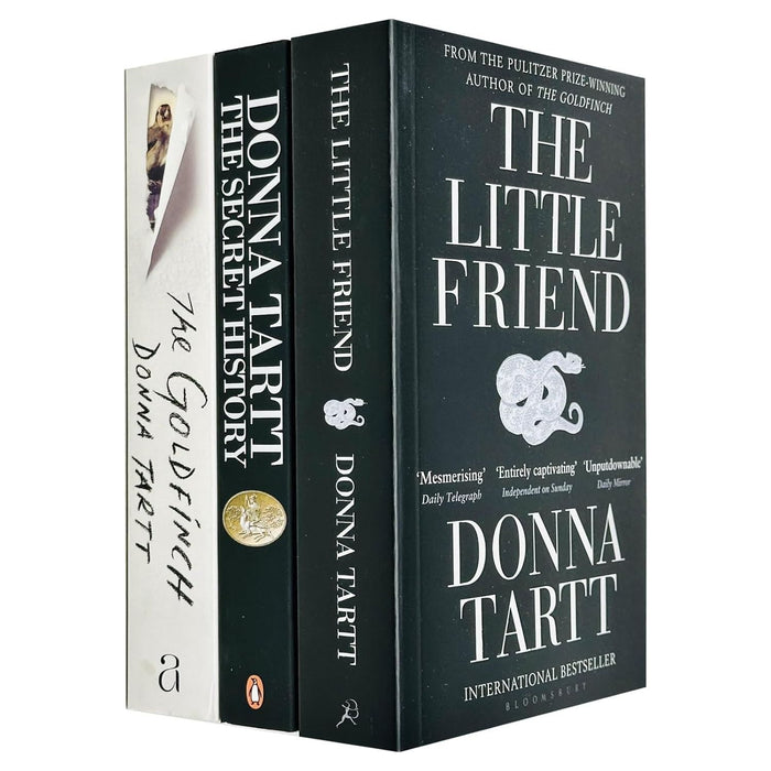 Donna Tartt Collection 3 Books Set (Goldfinch,Secret History,Little Friend) NEW - The Book Bundle