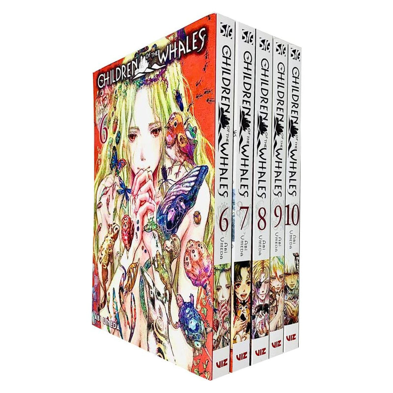 Children of the Whales Volume 6 7 8 9 10 Collection 5 Books Set By Abi Umeda - The Book Bundle