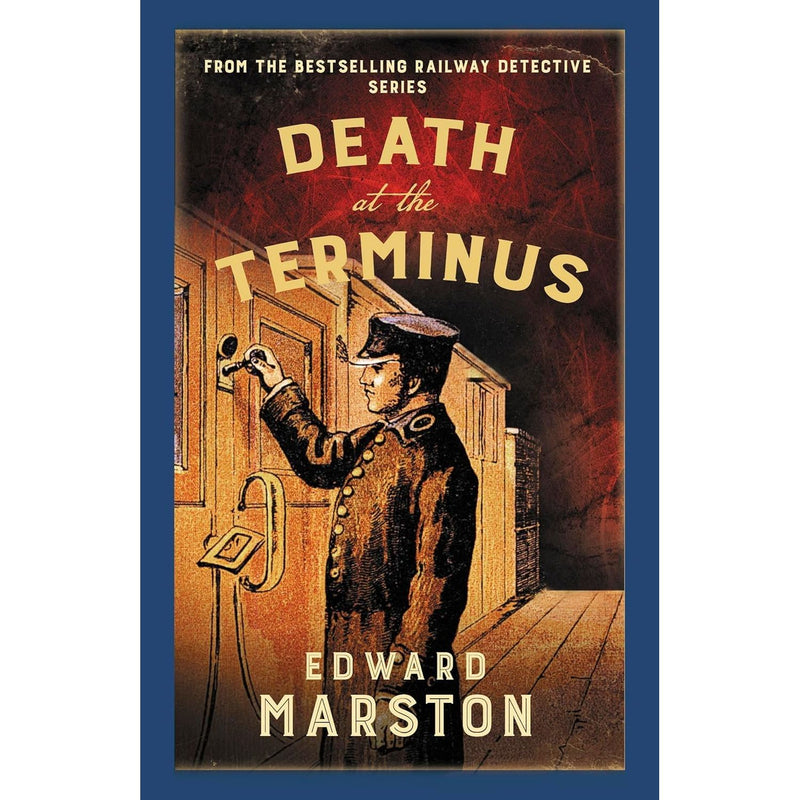 Railway Detective Series 5 books collection by Edward Marston in paperback, featuring vintage railway-themed cover art.