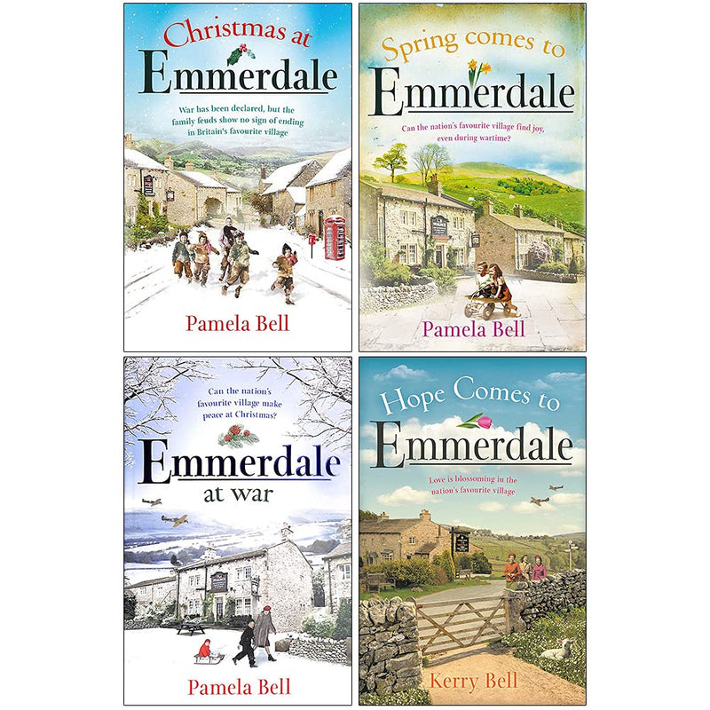 Emmerdale Book Series Books 1 - 4 Collection Set by  Pamela & Kerry Bell (Hope Comes To, At War) - The Book Bundle