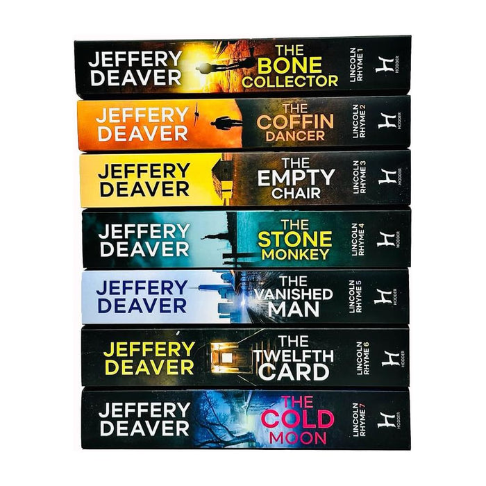 Lincoln Rhyme Thrillers Series Books 1 - 7 Collection Set by Jeffery Deaver - The Book Bundle