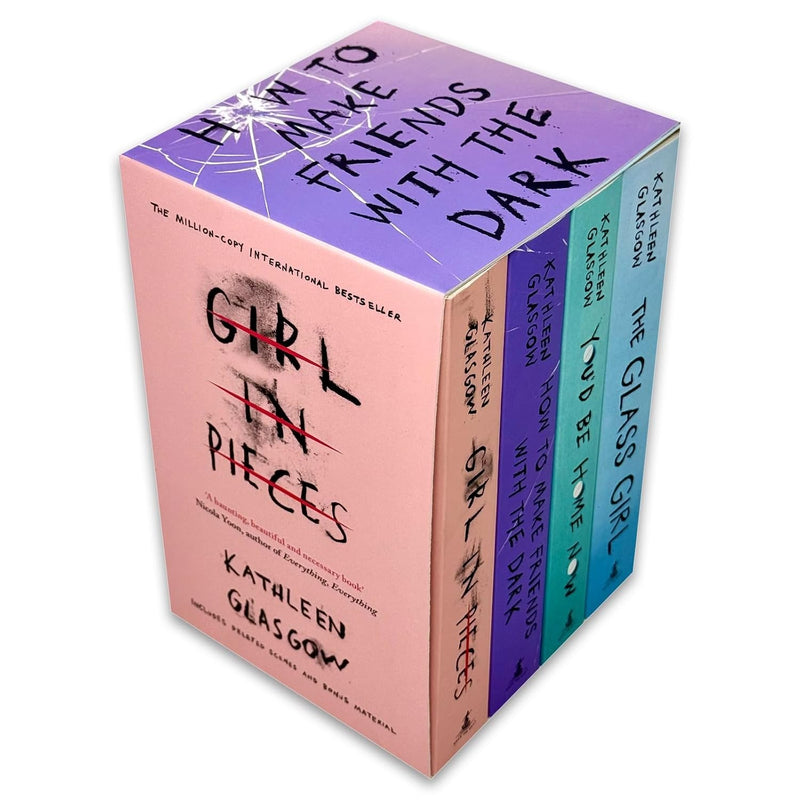Girl In Pieces & How To Make Friends 4 Books Collection Box Set by Kathleen Glasgow - Young Adult - Paperback