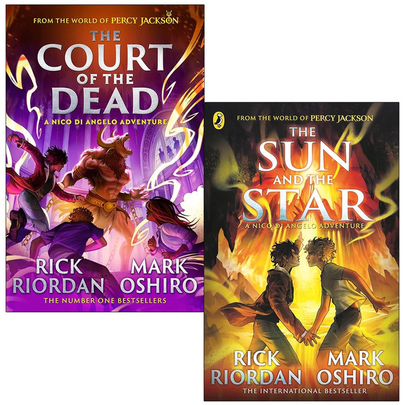 The Nico Di Angelo Adventures 2 Books Collection Set by Rick Riordan & Mark Oshiro - Fiction