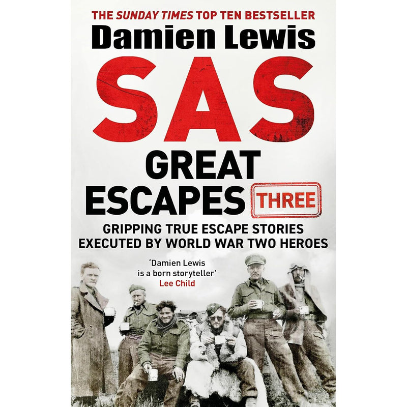 Damien Lewis Collection 3 Books Set (SAS Great Escapes, SAS Great Escapes Two and SAS Great Escapes Three) - The Book Bundle