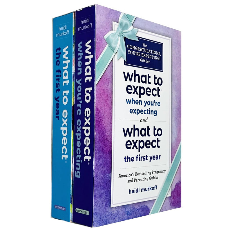The Congratulations, You're Expecting! 2 Books Collection Gift Set (What to Expect When You're Expecting & What to Expect the First Year)