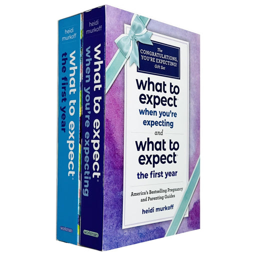 The Congratulations, You're Expecting! 2 Books Collection Gift Set (What to Expect When You're Expecting and What to Expect the First Year) - The Book Bundle