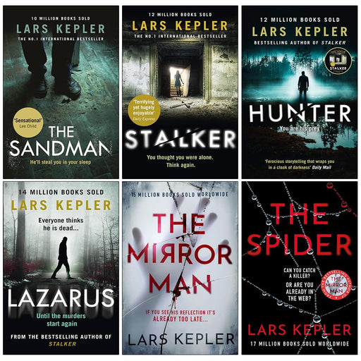 Lars Kepler Joona Linna Series 6 Books Collection Set (The Sandman, Stalker) - The Book Bundle