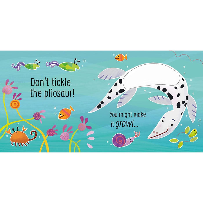 Don't tickle the T. rex! (DON'T TICKLE Touchy Feely Sound Books) - The Book Bundle