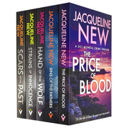 Set of five DCI McNeill Crime Thriller Series paperback books by Jacqueline New, featuring crime and detective stories.