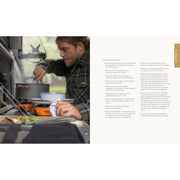 DK hardcover book titled "Live Free, Eat Well" by Adam Glick, featuring outdoor and nomad-inspired cuisine recipes.