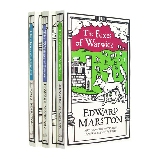 Domesday Series Collection 3 Books Set Books 7-9 By Edward Marston( The Foxes of Warwick,The Wildcats of Exeter,The Hawks of Delamere) - The Book Bundle