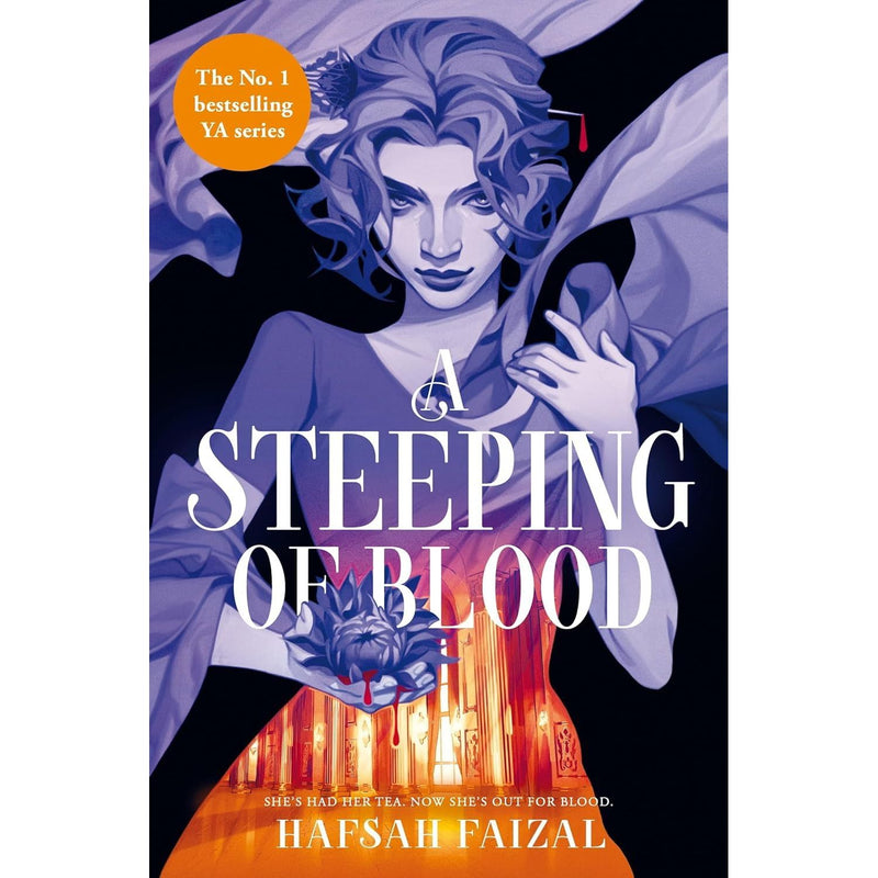Blood and Tea Series 2 Books collection by Hafsah Faizal in paperback, featuring fantasy fiction with intricate cover art.