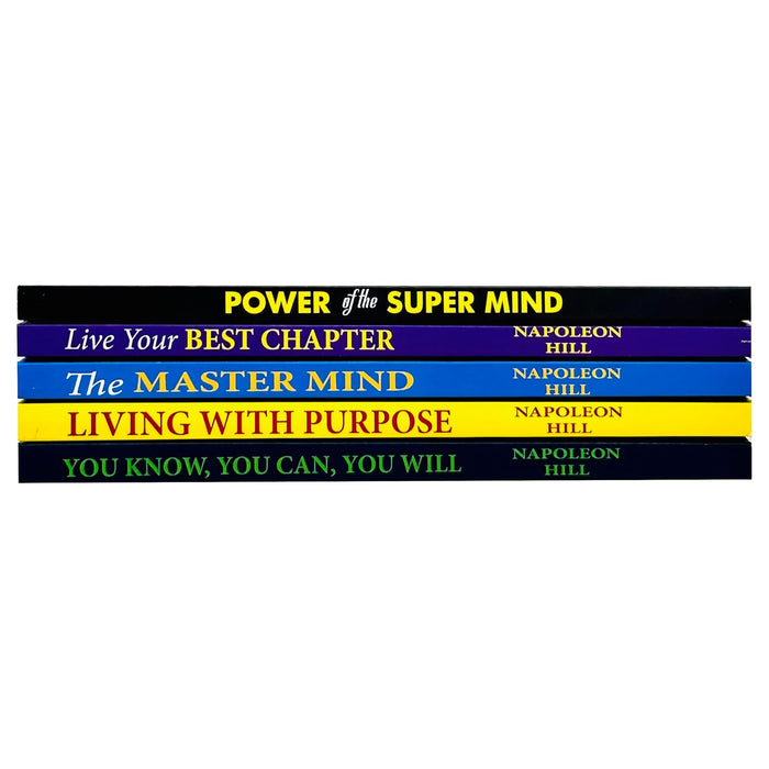 Living the Hill Way Collection 5 Books Set By Napoleon Hill (Power of the Super Mind) - The Book Bundle